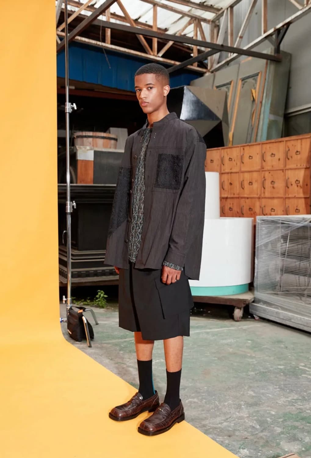 (ADSB) 엔더슨벨 엘리도 스탠드 칼라 셔츠 (L) 105~110 상품이미지6