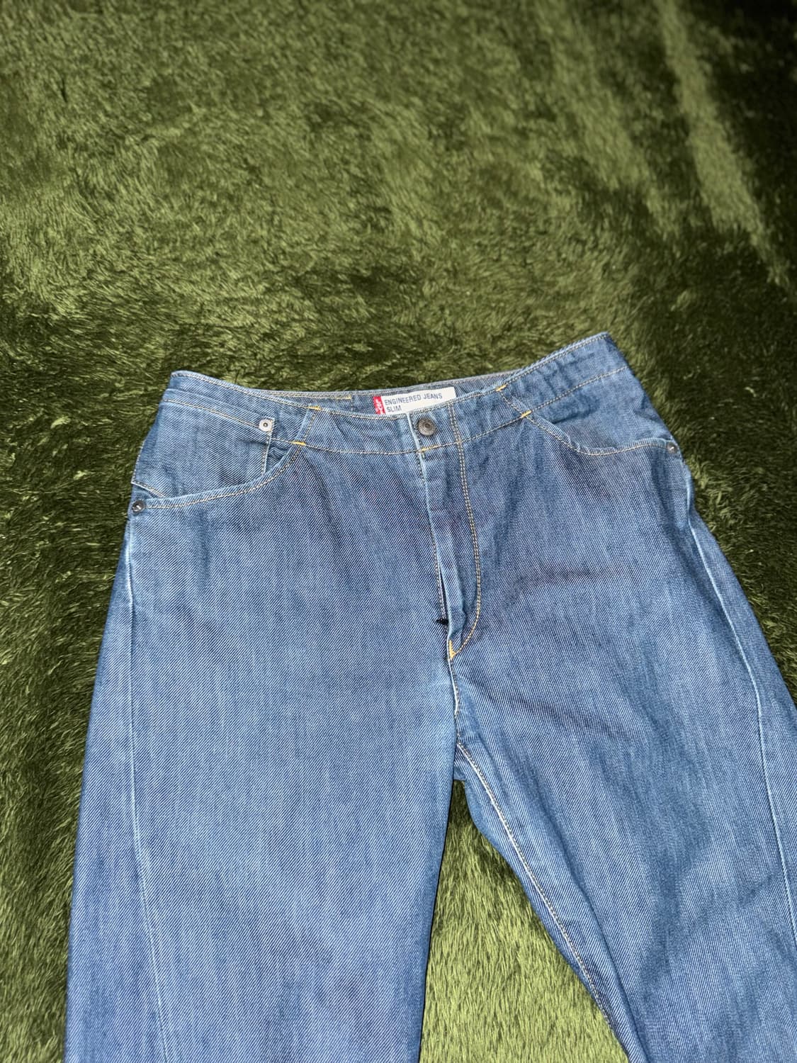 [W31] 리바이스 엔지니어드진 슬림 핏 재팬 릴리즈 데님 팬츠 상품이미지5