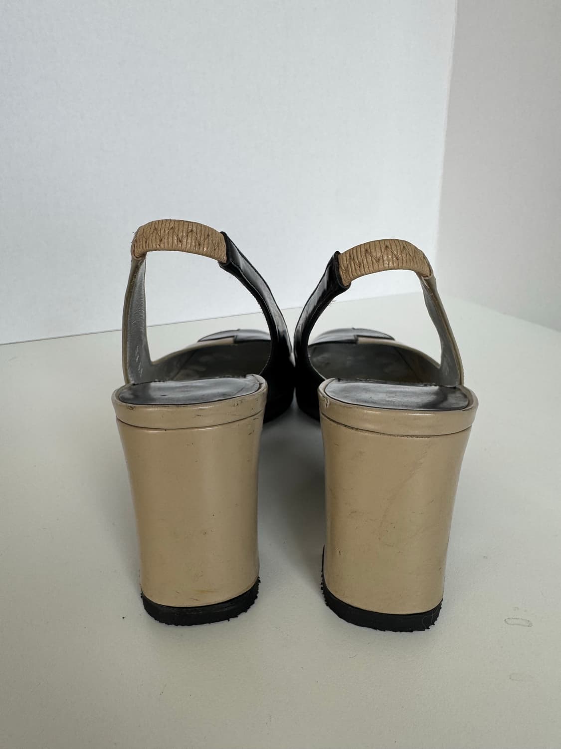 [희귀] 찰스 주르당 80s 컬러블록 슬링백  상품이미지8