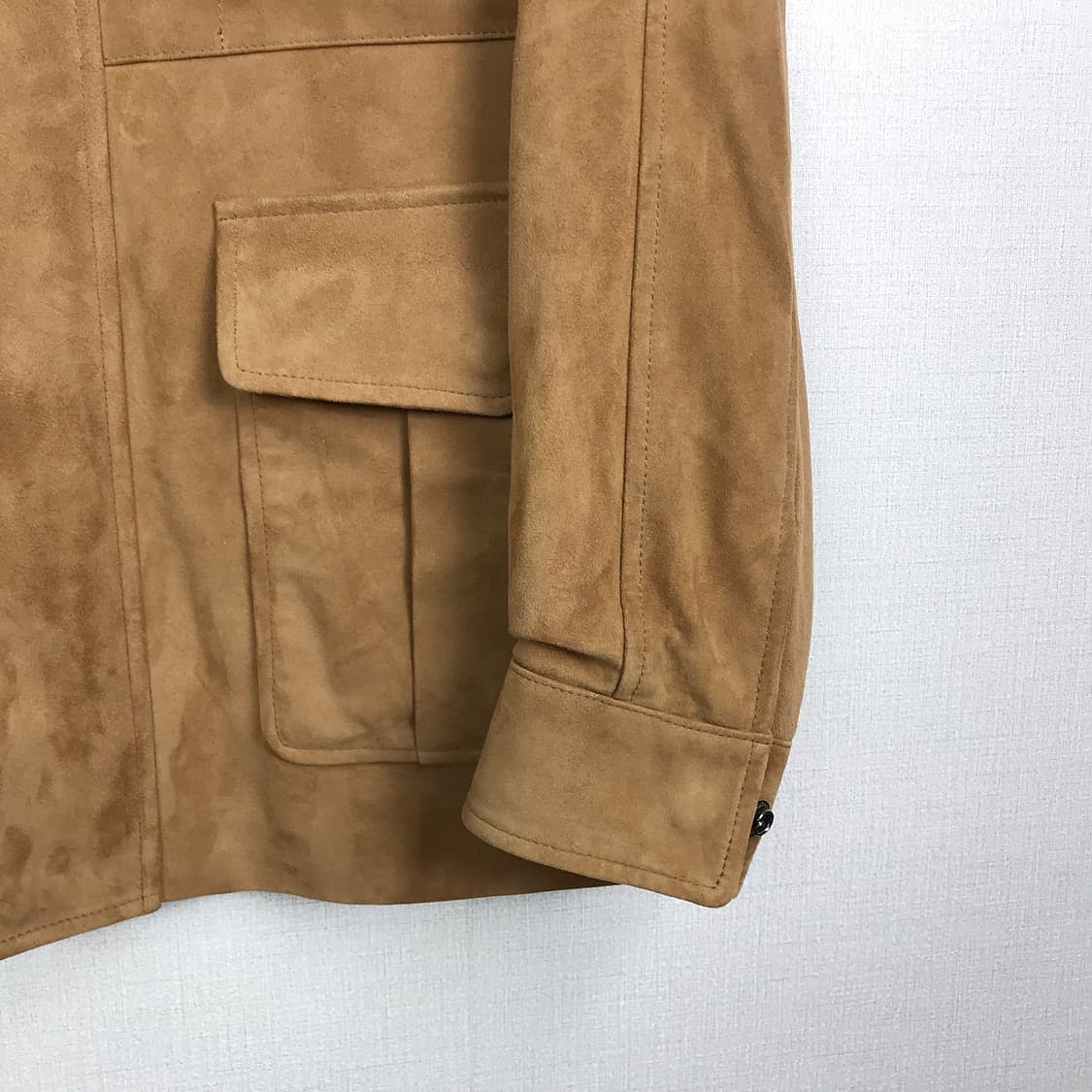 HERGE 염소가죽 스웨이드 자켓 남성100 상품이미지6