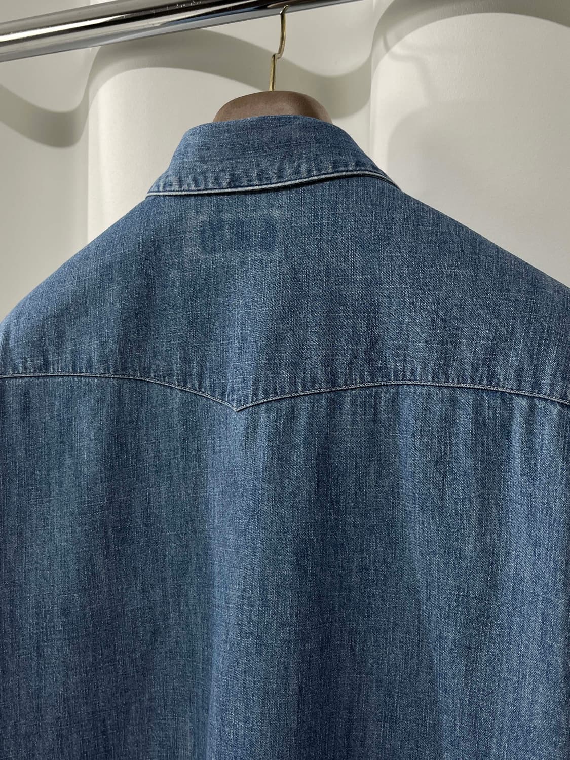 폴로 랄프로렌 사우스 웨스턴 콘초 워시드 데님 웨스턴 셔츠 상품이미지7