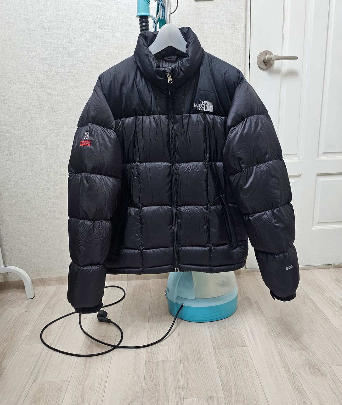 (95~100)M☆초대장급☆노스페이스 800써밋 로체 [블랙]구스다운패딩 상품이미지1