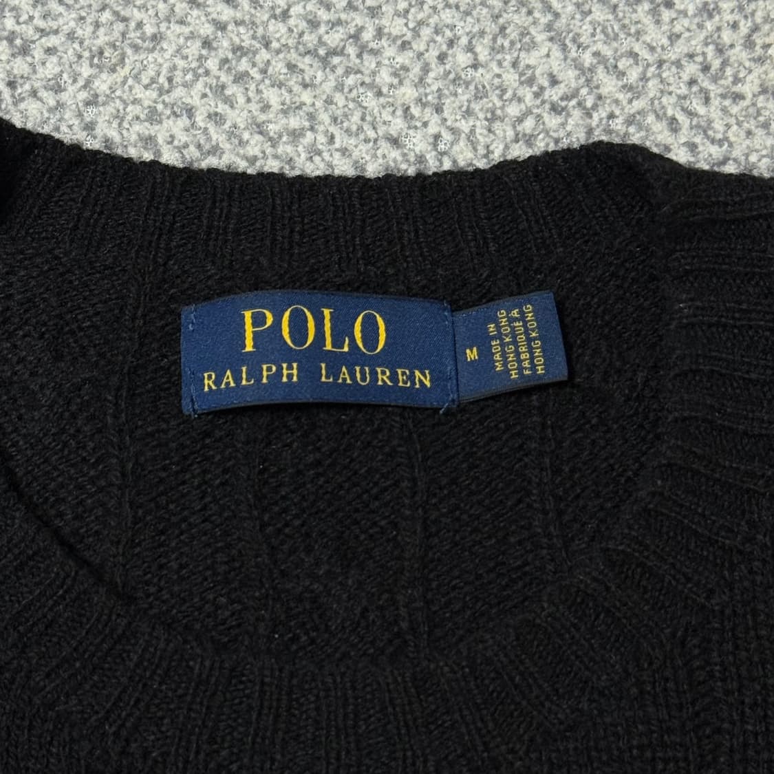 폴로 랄프로렌 울 캐시미어 혼방 니트 M 상품이미지4