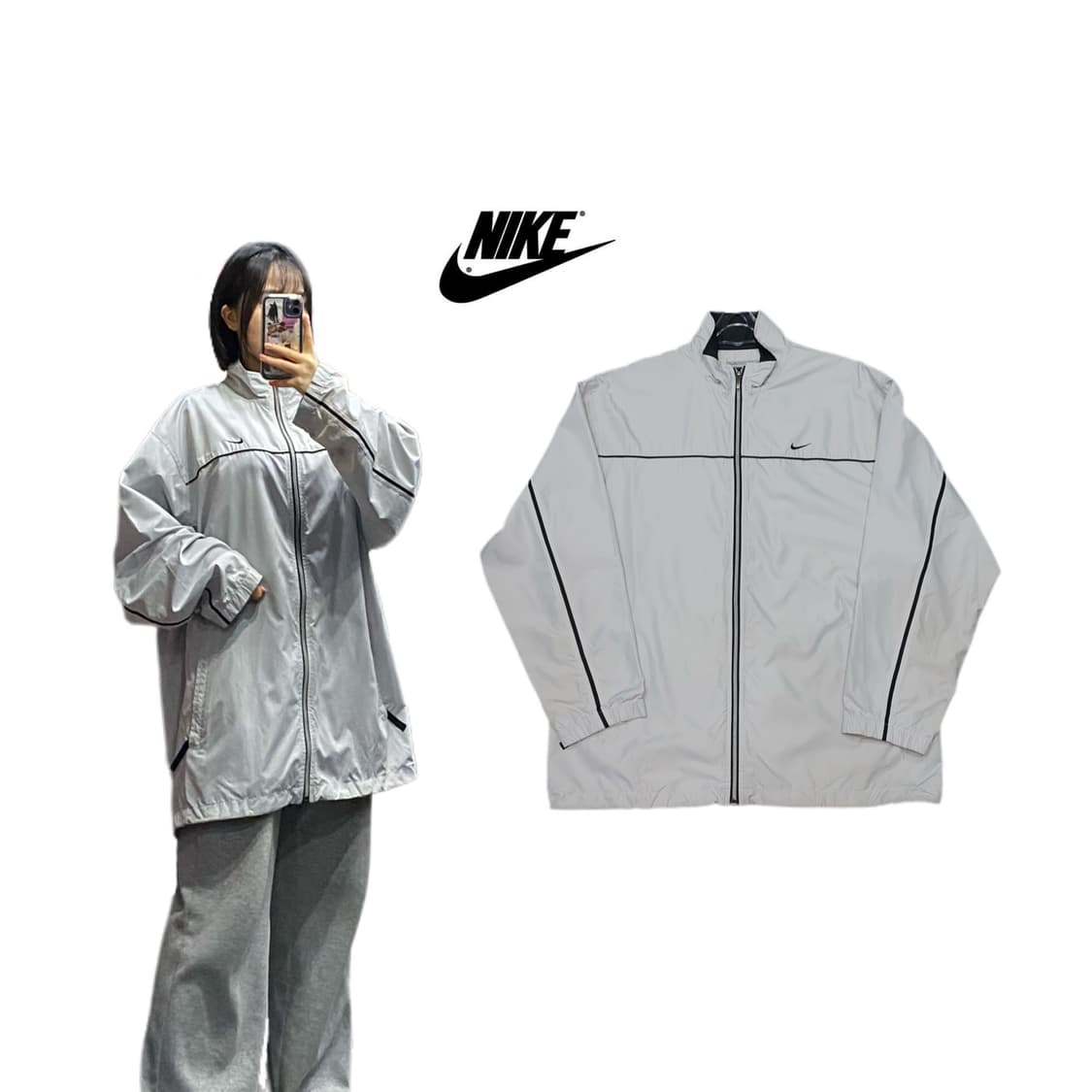 나이키 00s 제팬 올드스쿨 바람막이 상품이미지1