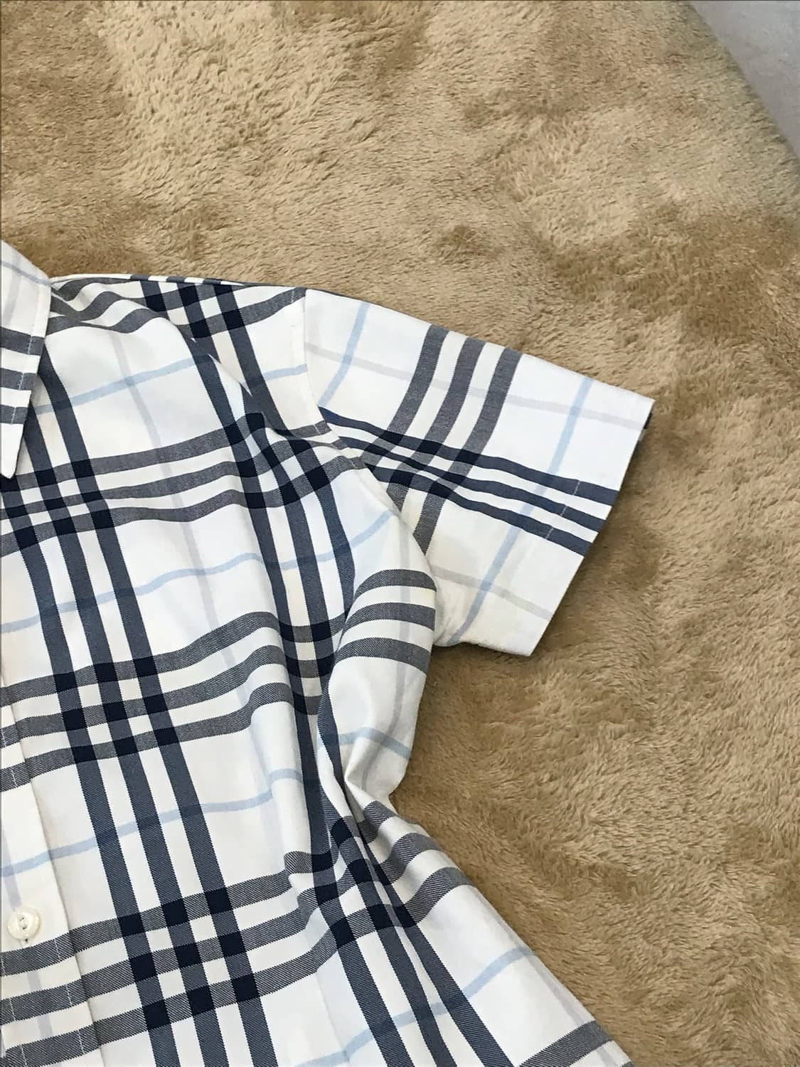 버버리 빈티지  체크 셔츠 상품이미지5