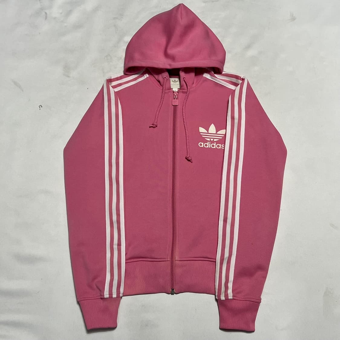 40 아디다스 여성용 핑크 후드집업 상품이미지2