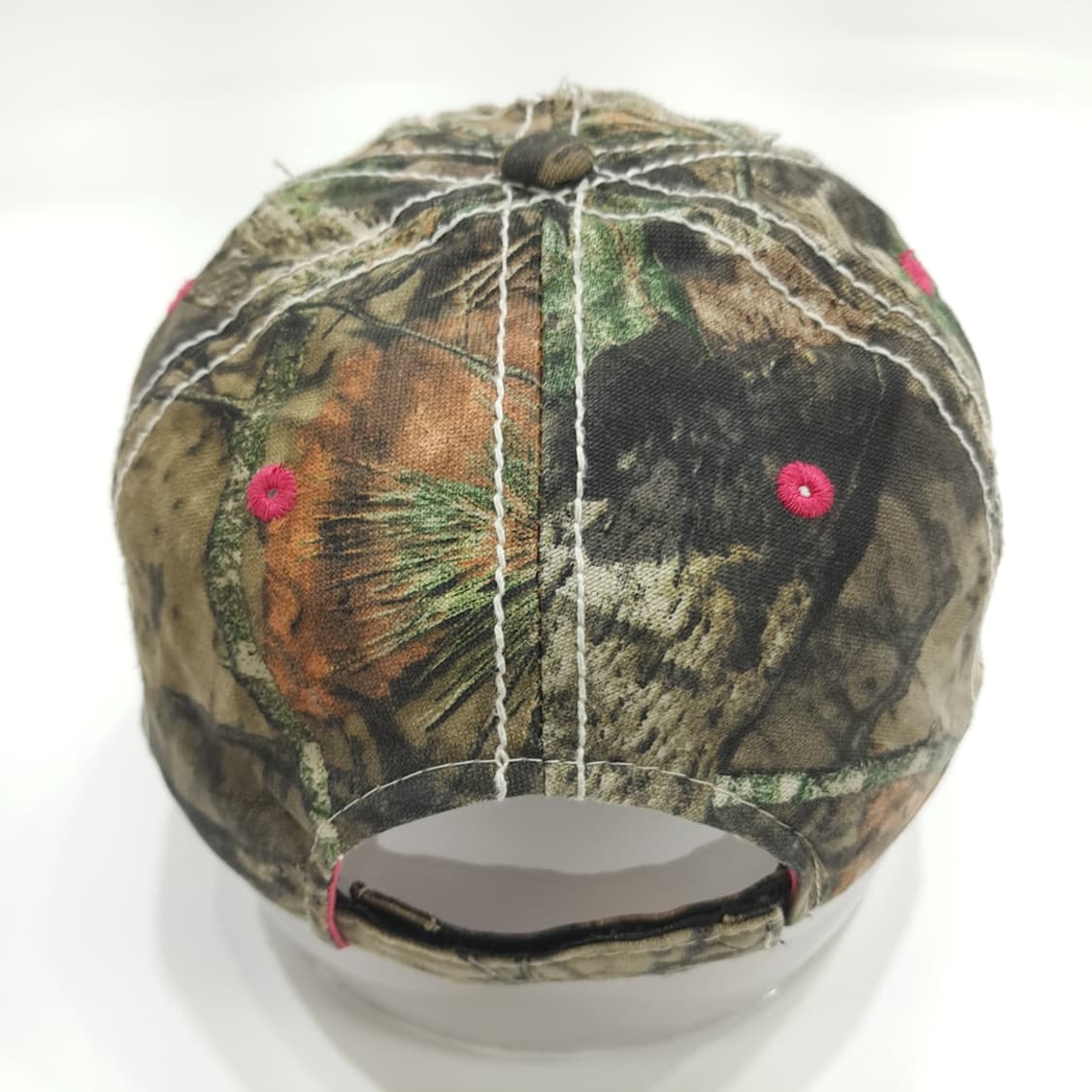 Mossy Oak 카모 디스트레스드 볼캡 P1579 상품이미지5