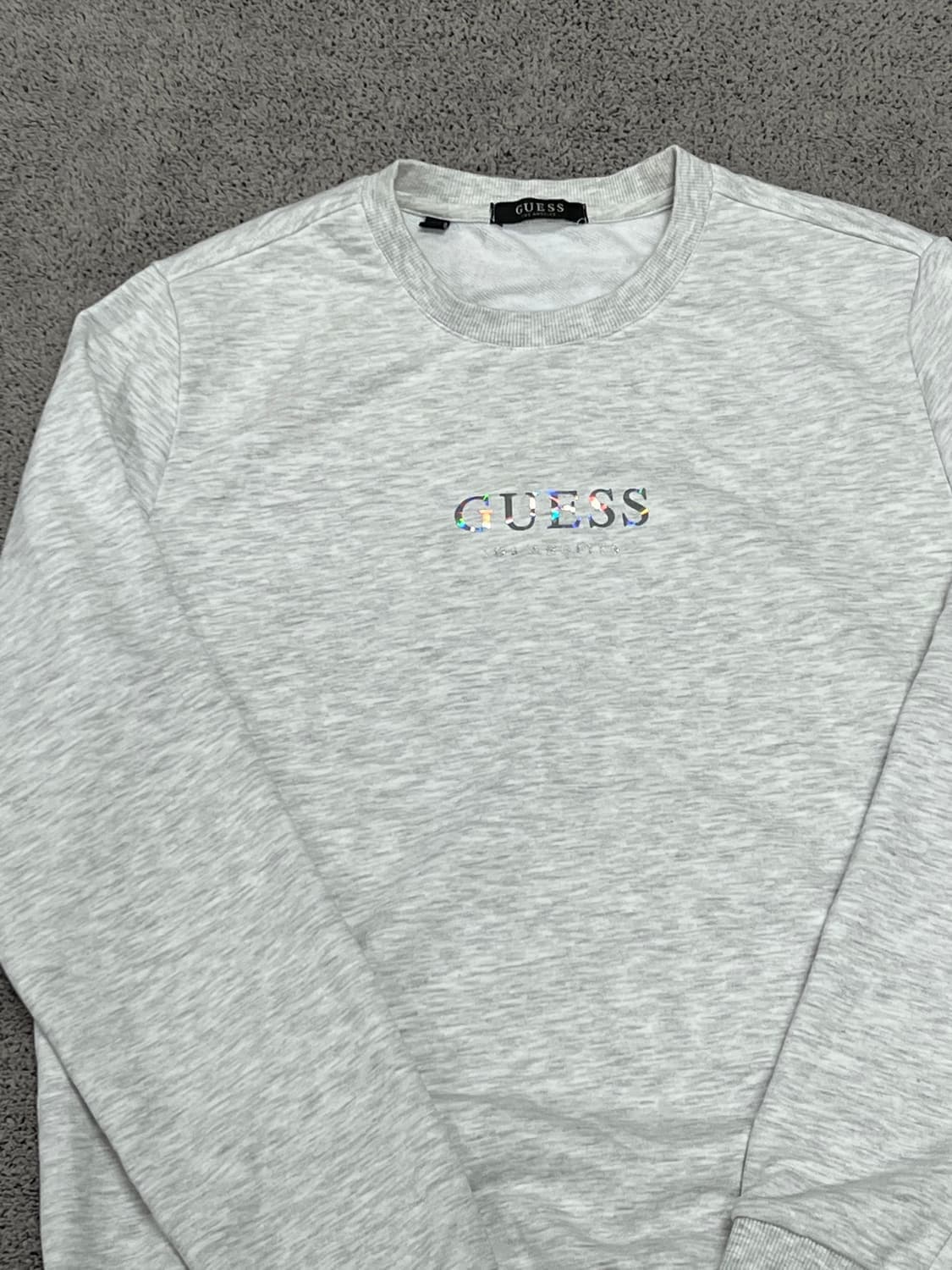 (L) 게스 로고 프린팅 맨투맨 상품이미지2