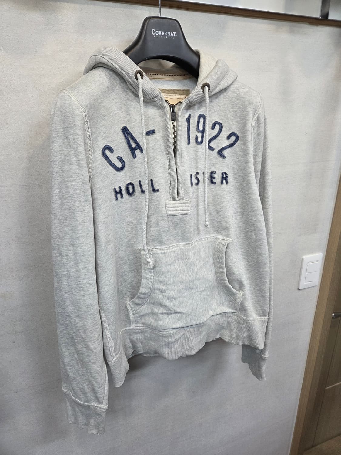 홀리스터 빈티지 반집업 기모 후드티 m 상품이미지5