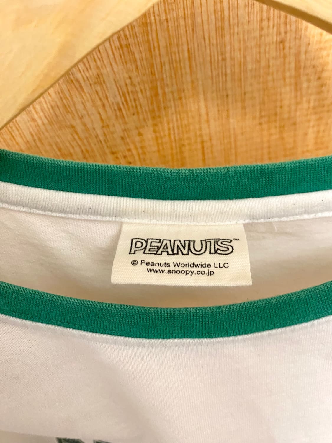 PEANUTS snoopy ringer t-shirts 스누피 링거티 상품이미지7