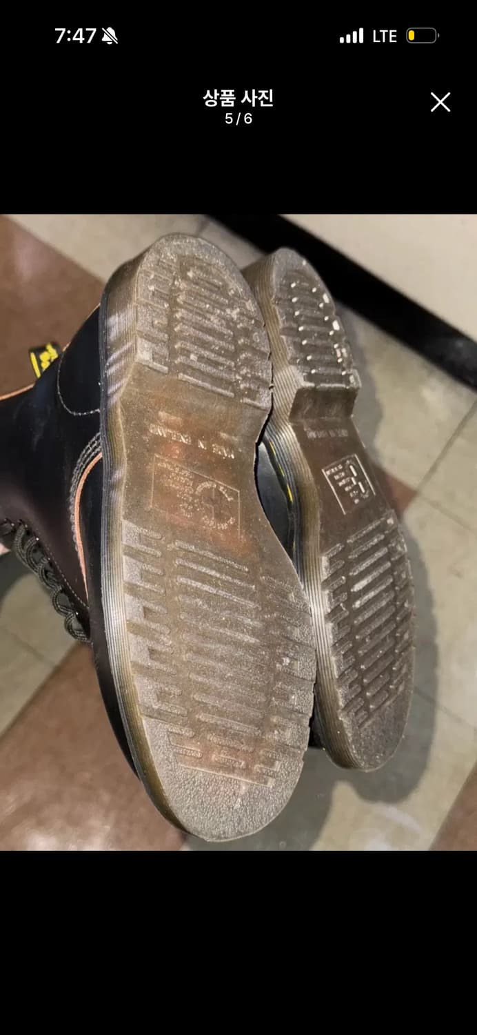 닥터마틴 워커 미에 mie 1460 빈티지 8홀 UK4 230 상품이미지5