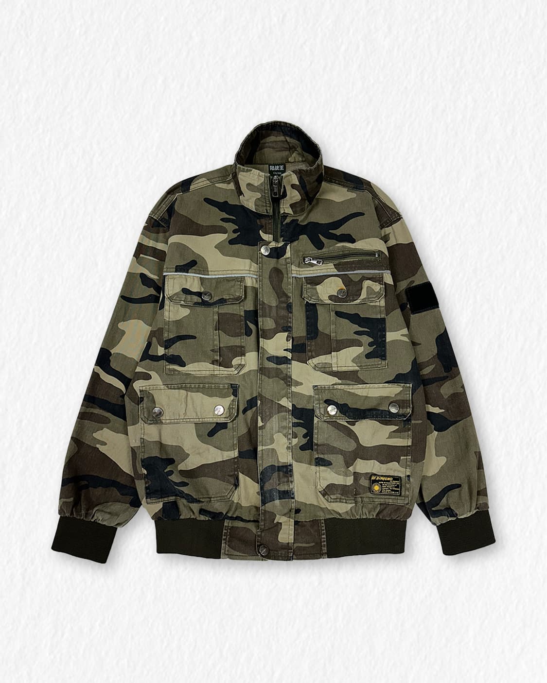 BORFEND 카모플라쥬 ma-1 디테일 야상 점퍼 상품이미지1