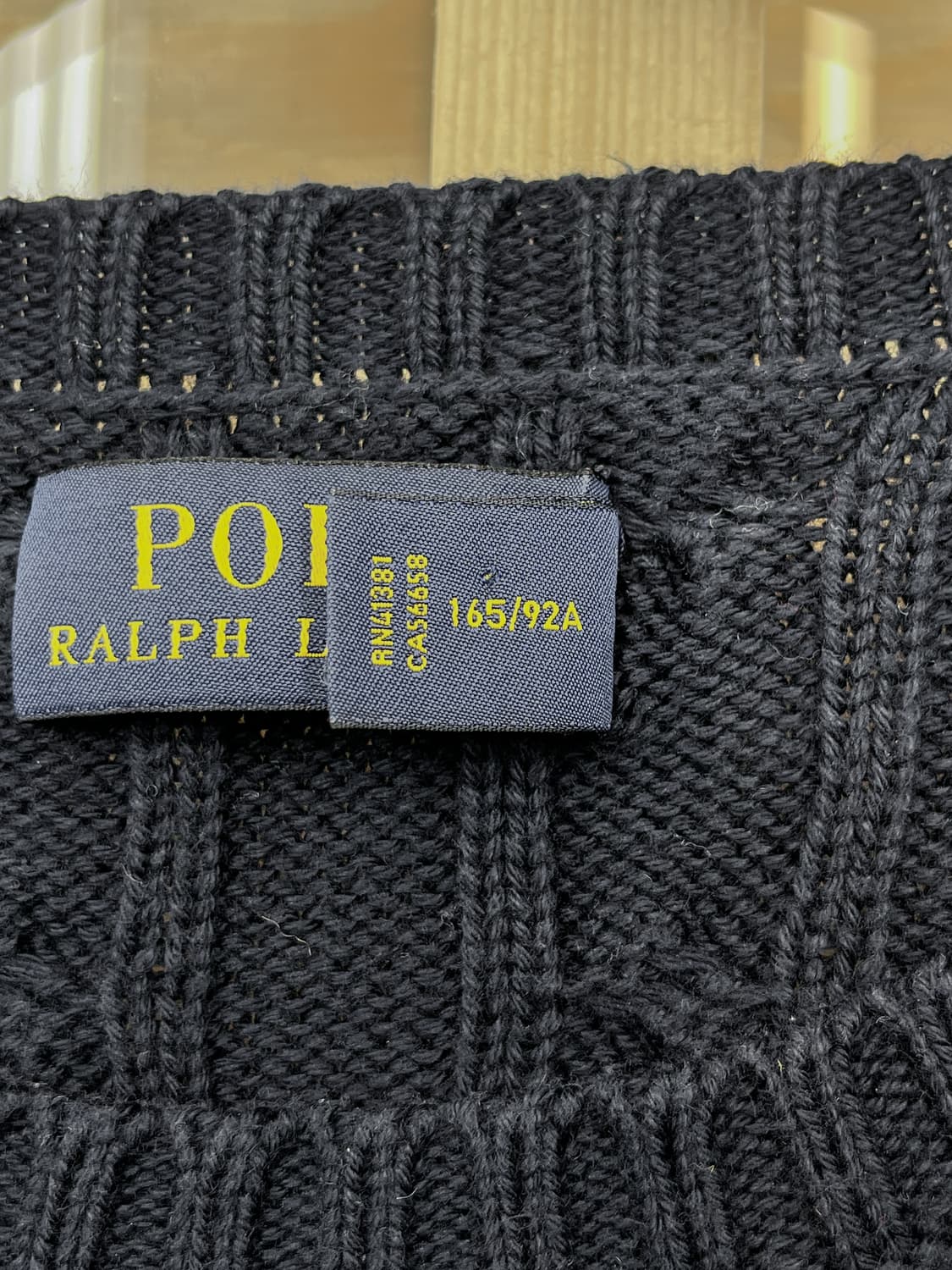 폴로 랄프 로렌 베이직 포니 케이블 니트 상품이미지5