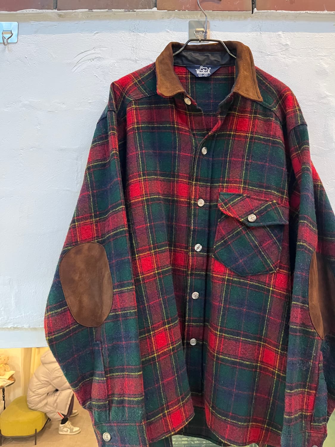 Woolrich MADE IN USA 플란넬 스웨이드 셔츠 상품이미지3