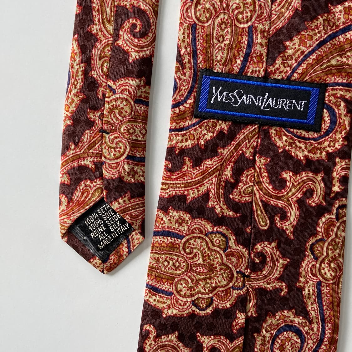 입생로랑(YSL) 명품 정품 페이즐리 넥타이 상품이미지7