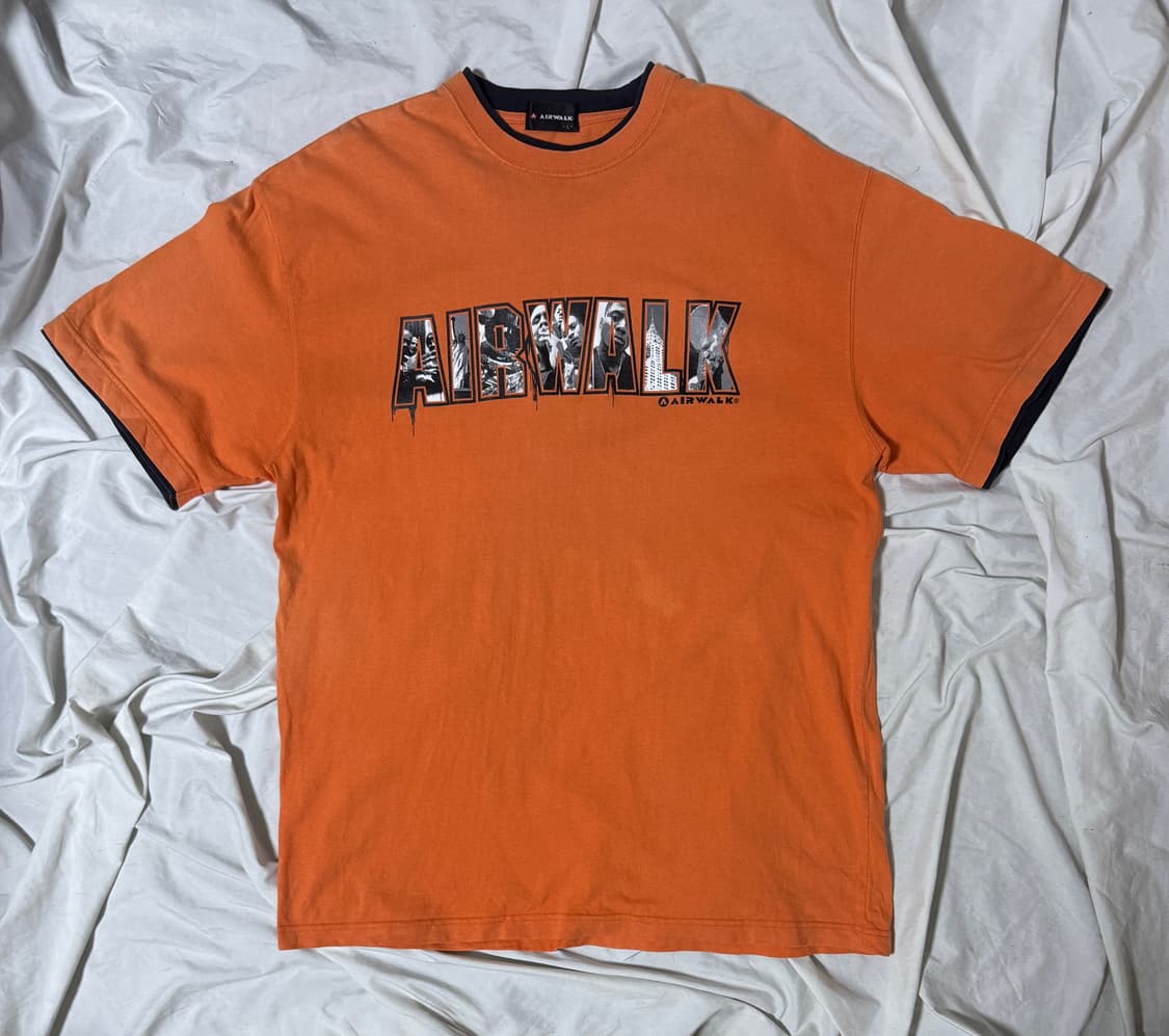 에어워크 그래픽 레이어드 티셔츠 스트릿 스케이트보드 y2k 상품이미지2