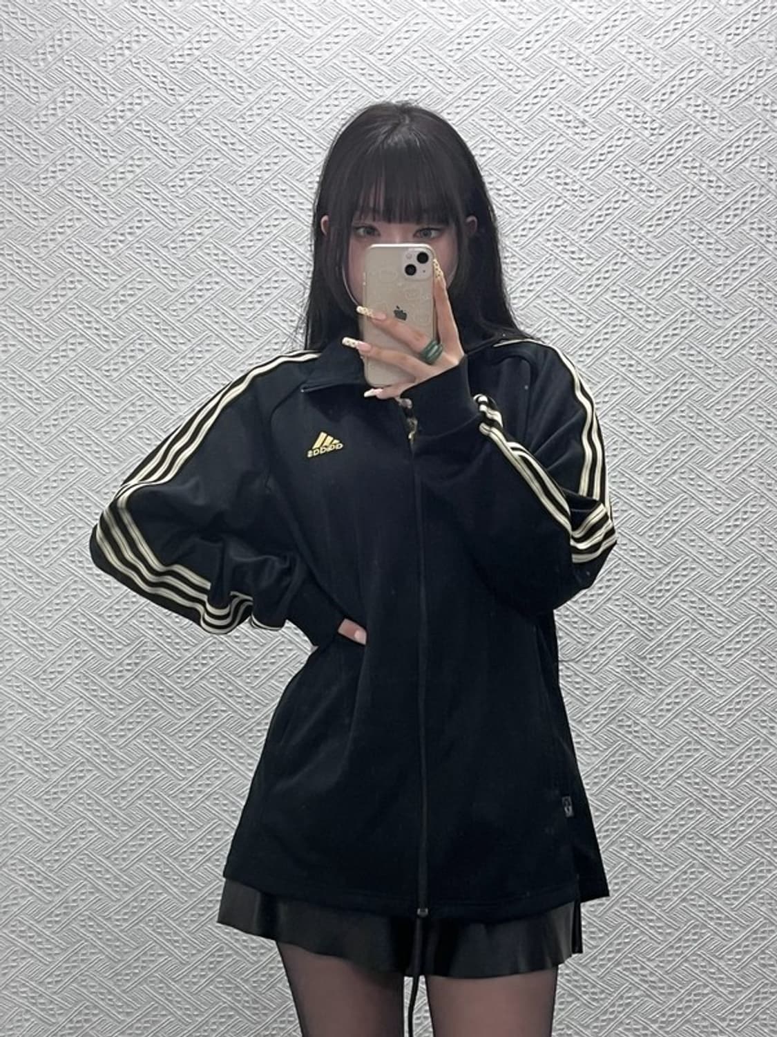 아디다스 재팬 올드스쿨 Y2K 트윙클 검골 져지 집업 XO C10015 상품이미지2