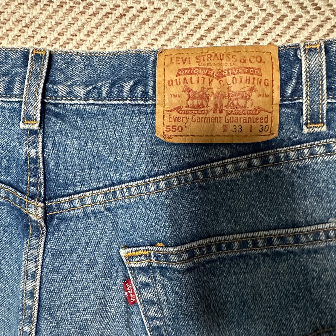 LEVI'S 550 00's mixico made denim pants 상품이미지3