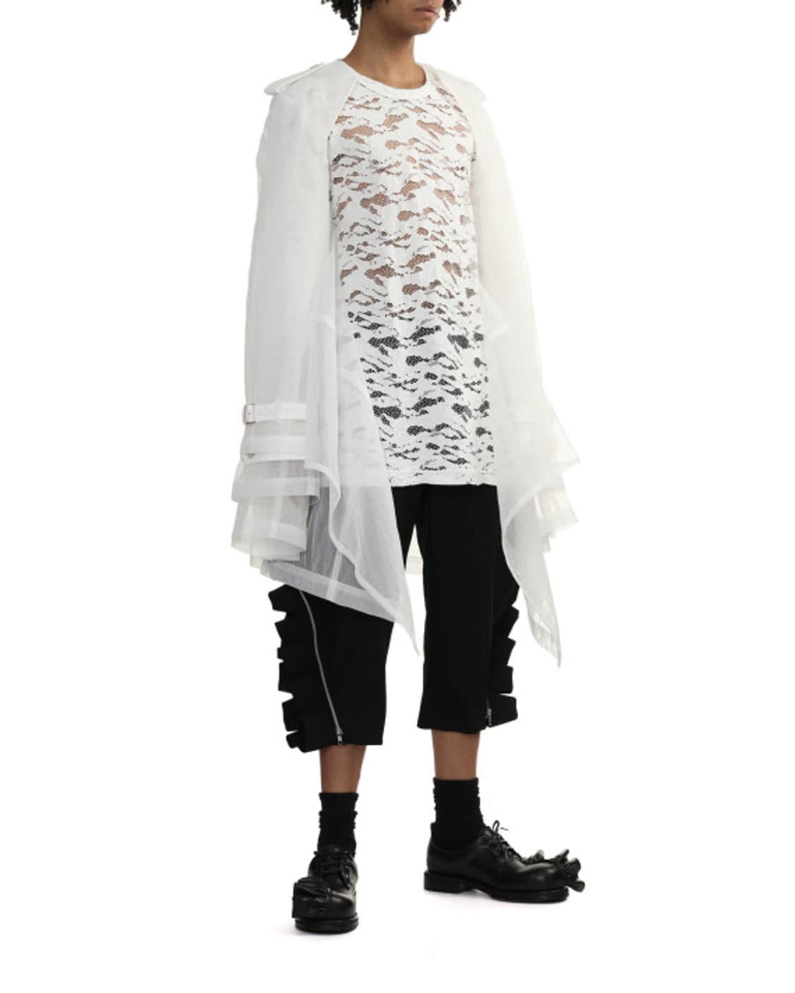 꼼데가르송 옴므플러스xkidslovegaite 레더슈즈 US9 상품이미지5