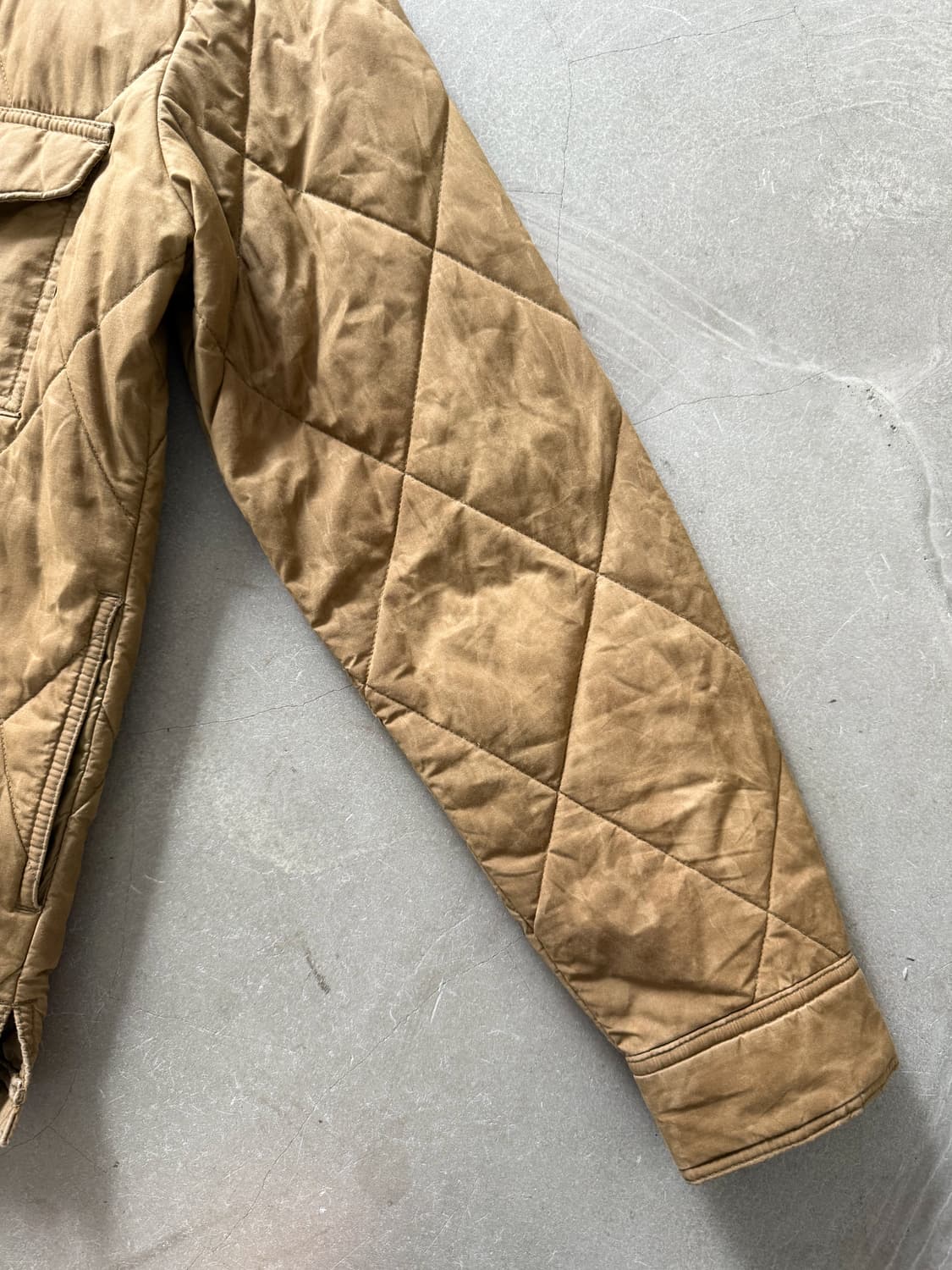 Filson Hyder Quilted Tan Waxed Jacket 상품이미지5