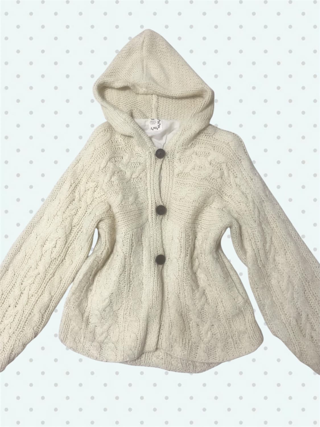 빈티지 산골 모리걸 니트 가디건 리즈리사 엑시즈팜 라떼갸루 히메갸루 상품이미지1