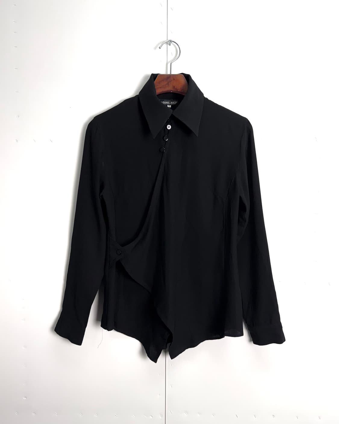 80s madame nicole 트위스트 셔츠 상품이미지1