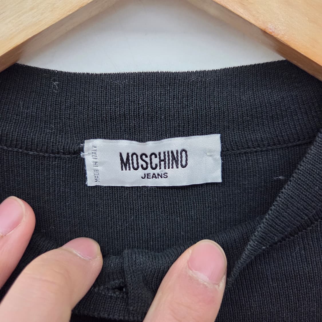 모스키노 블랙 꽃자수 가디건 여s 상품이미지4