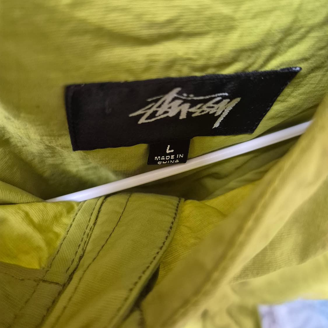 스투시 웨이브 다이 비치 쉘 자켓 슬라임 상품이미지3