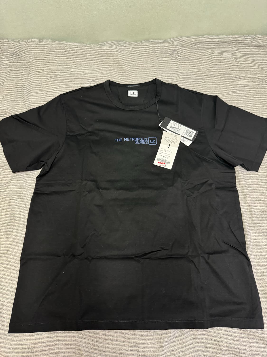 CP컴퍼니 메트로폴리스 블랙 프린팅 반팔티2XL(새상품) 상품이미지3