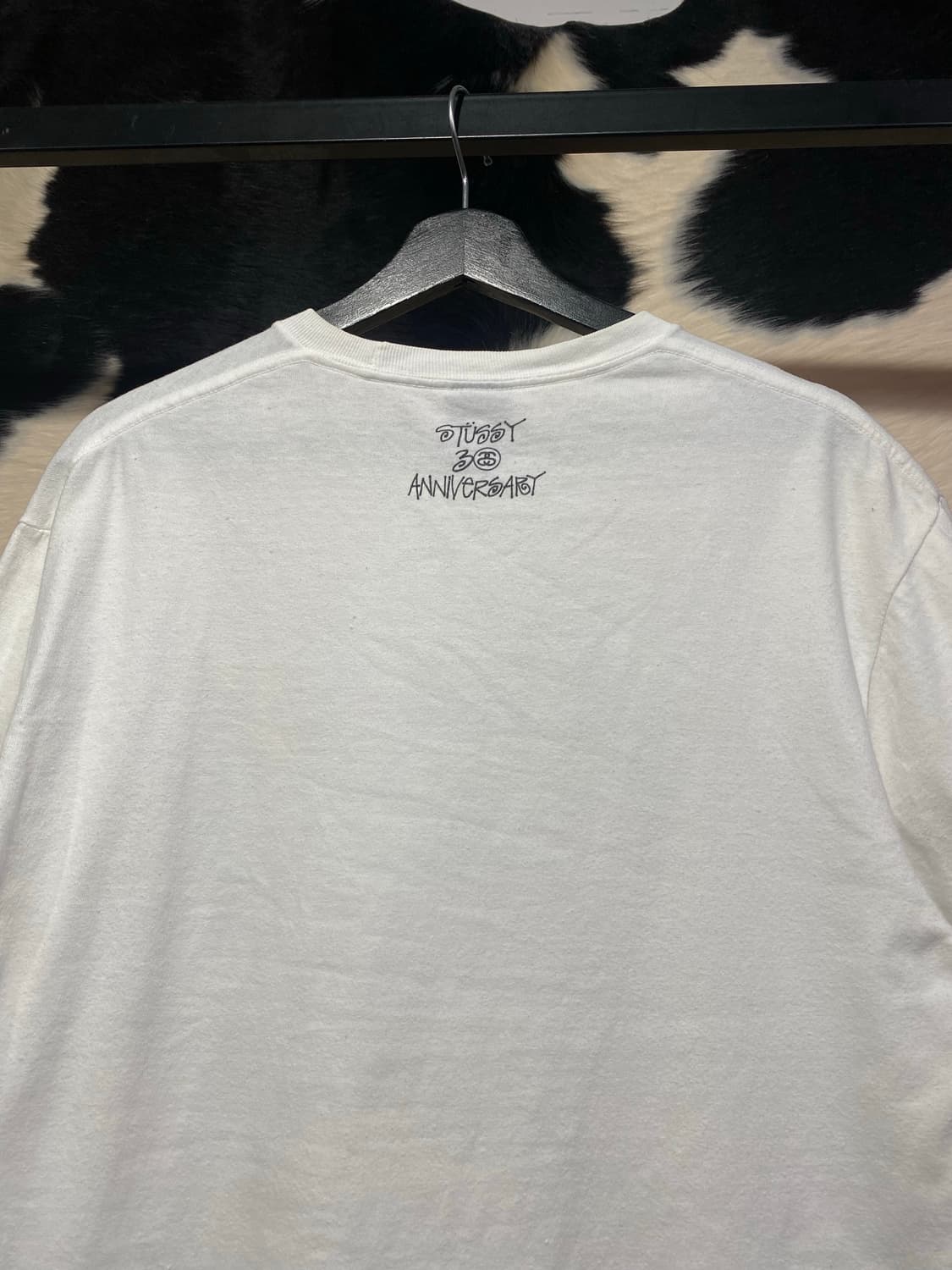 Stussy X Bape 30주년 카모 레터링 반팔 티셔츠 상품이미지6