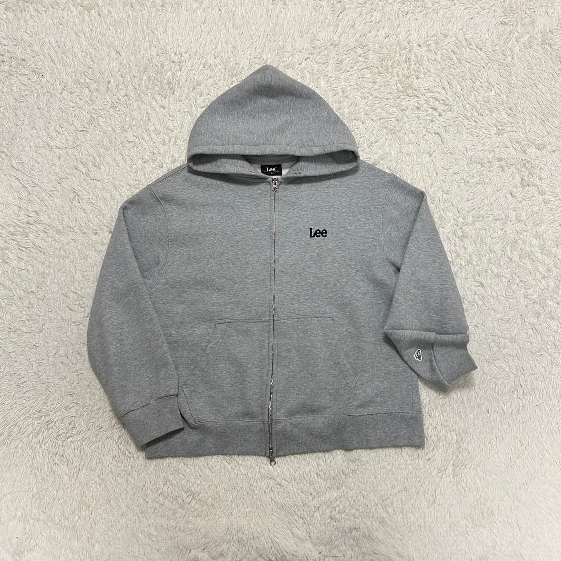 LEE Gray Zip-Up Hoodie 상품이미지4