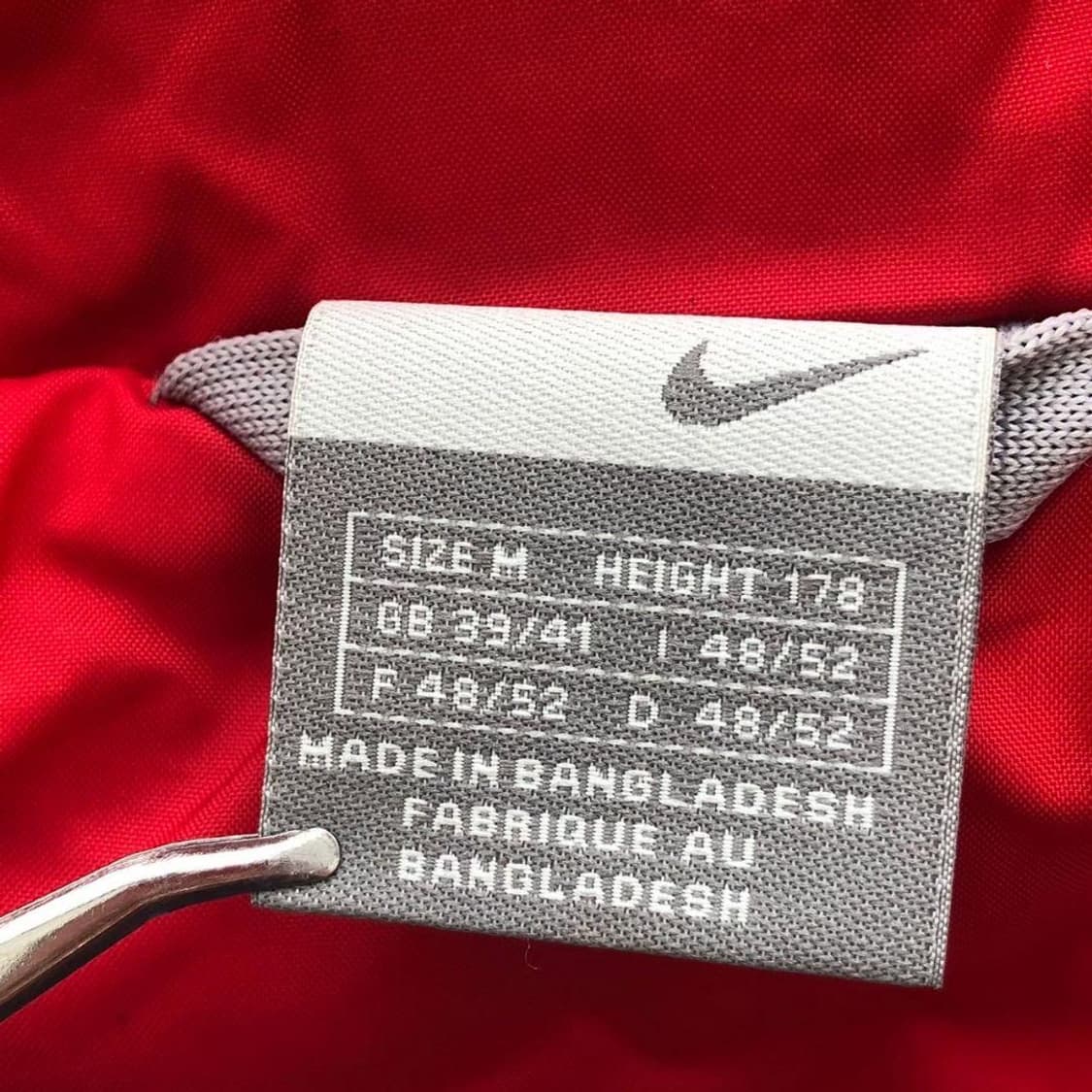 빈티지 나이키 바람막이 레드 m 상품이미지4