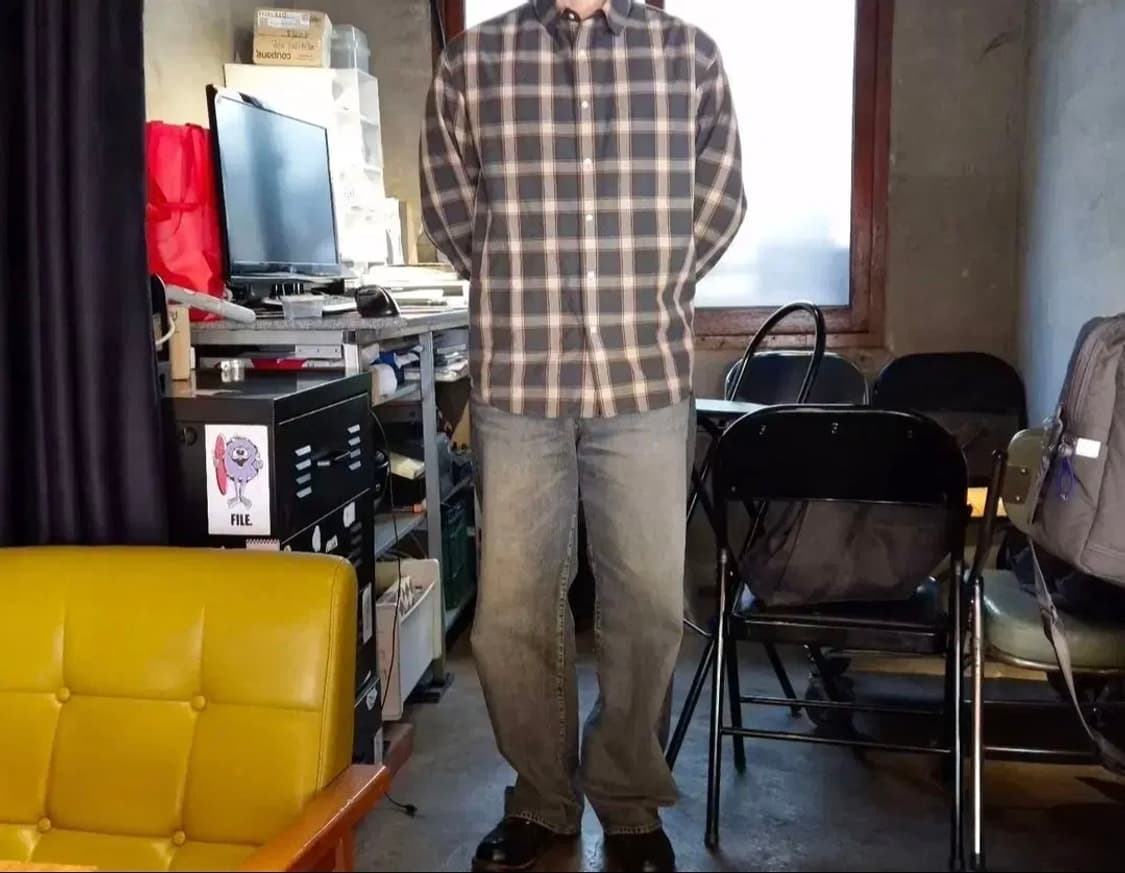 [2]러프사이드 프라이머리 셔츠 그린 플레드 상품이미지4