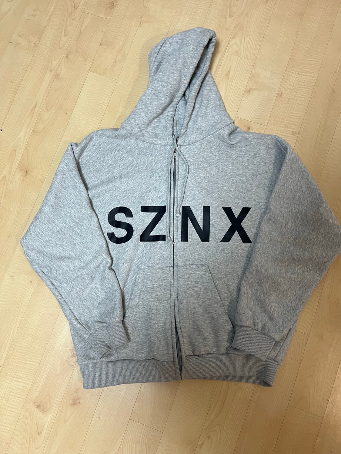 [2]칸예 이지 SZNX HD-10 그레이 코리아 후드집업  상품이미지1