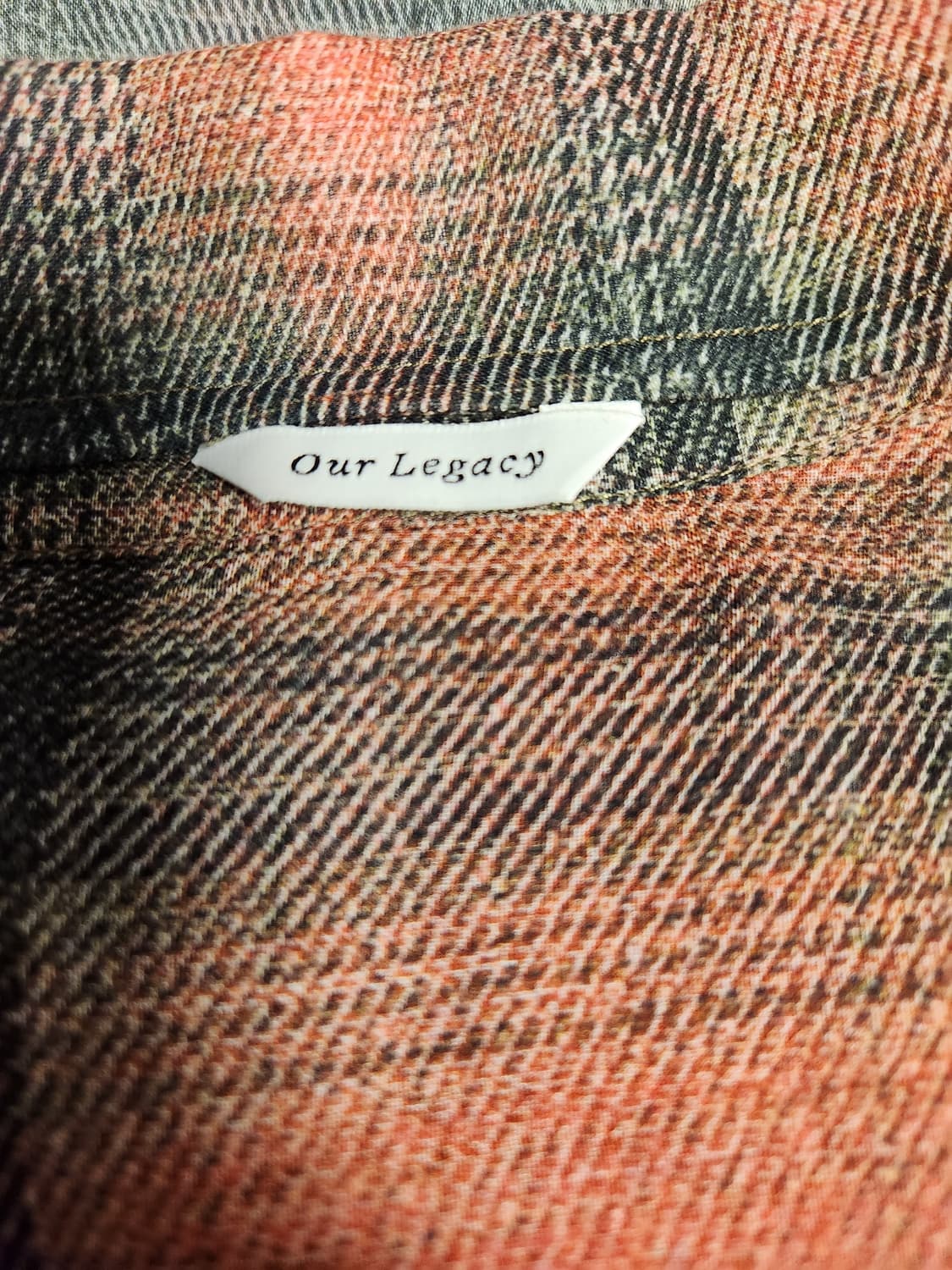 아워레가시 bd셔츠 빅 럼버체크 프린트 44 상품이미지7