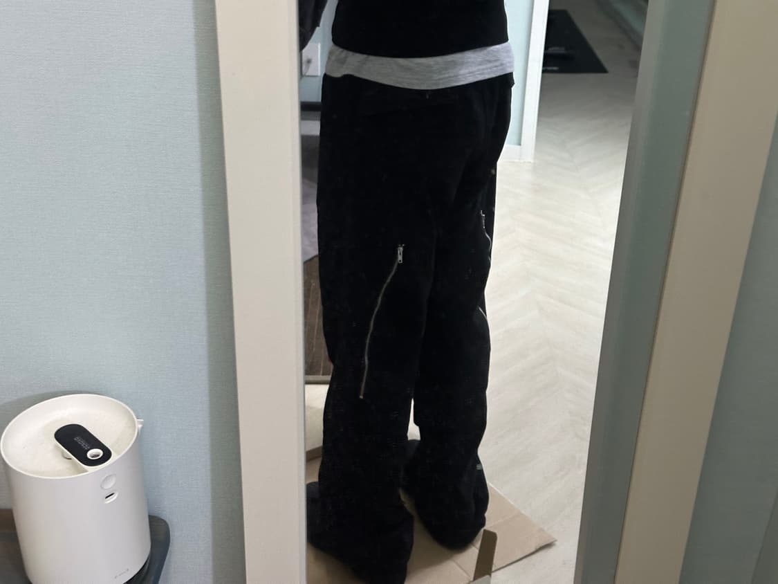 플라스틱 프로덕트 지퍼팬츠(M) 상품이미지1