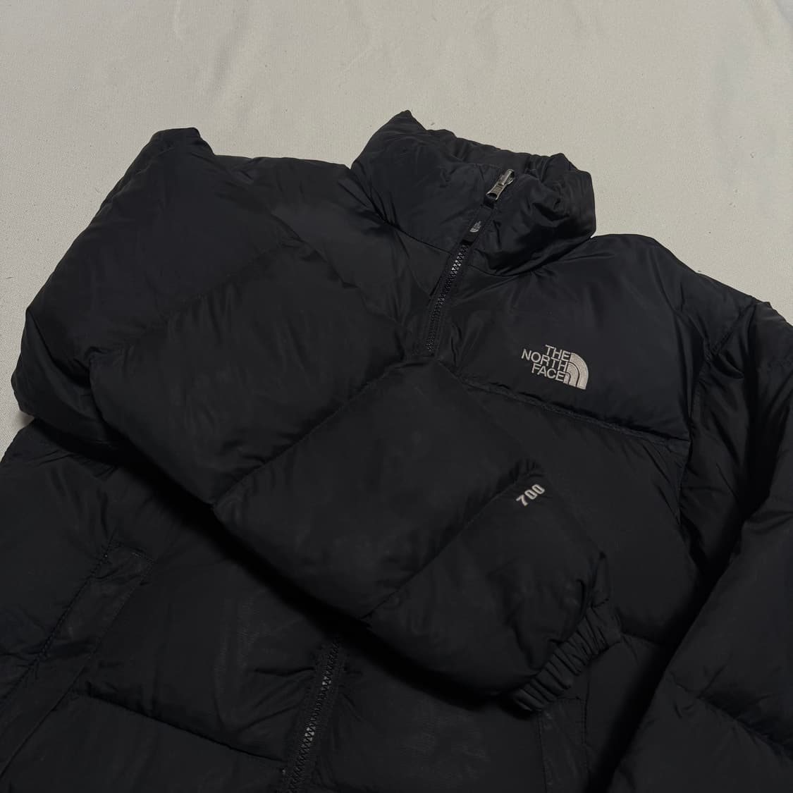 S 노스페이스 눕시 700 무광블랙 구스다운 패딩 상품이미지1