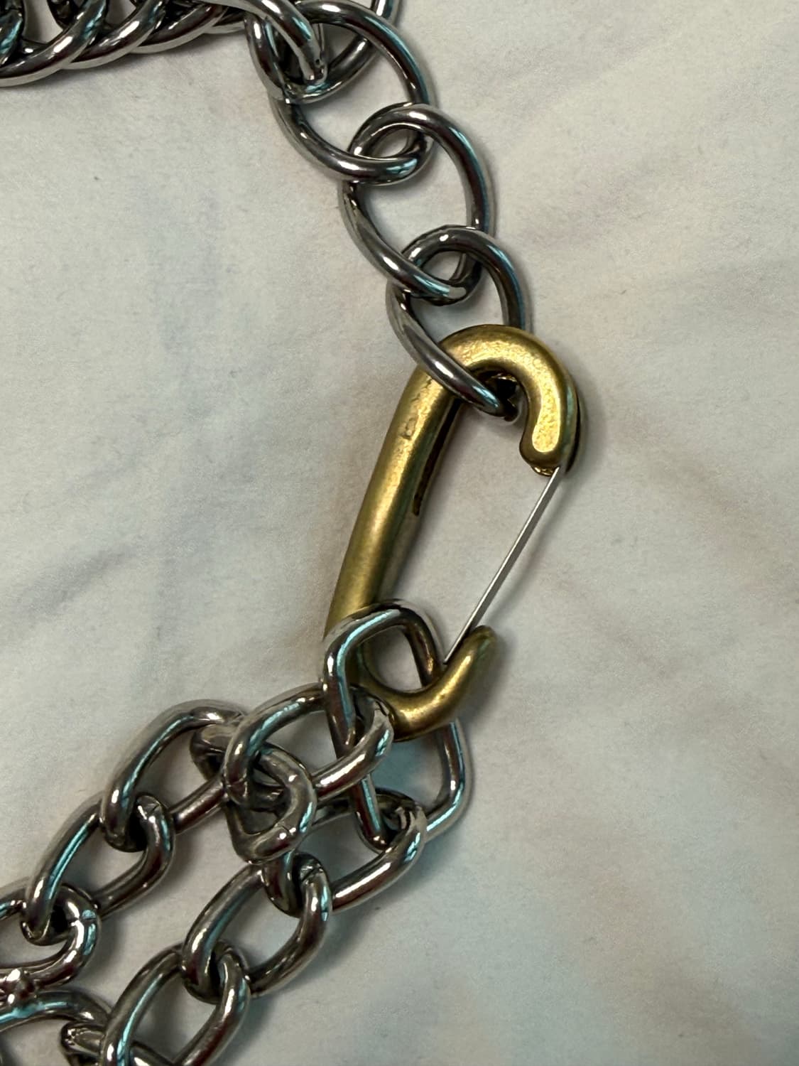 초포바 로위나 실버 앤 골드 로즈 목걸이 상품이미지3