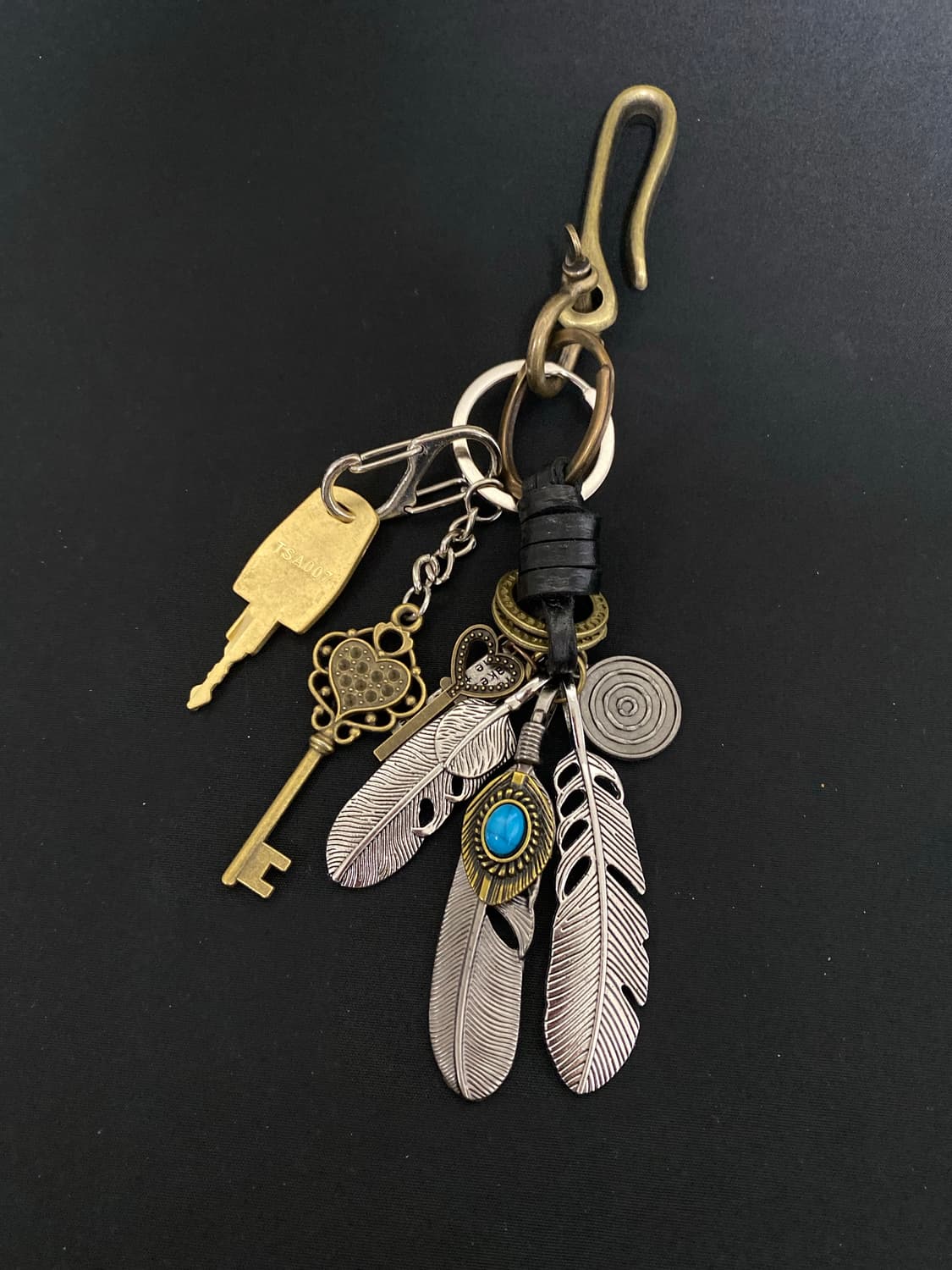 에스닉 깃털 키링 상품이미지2