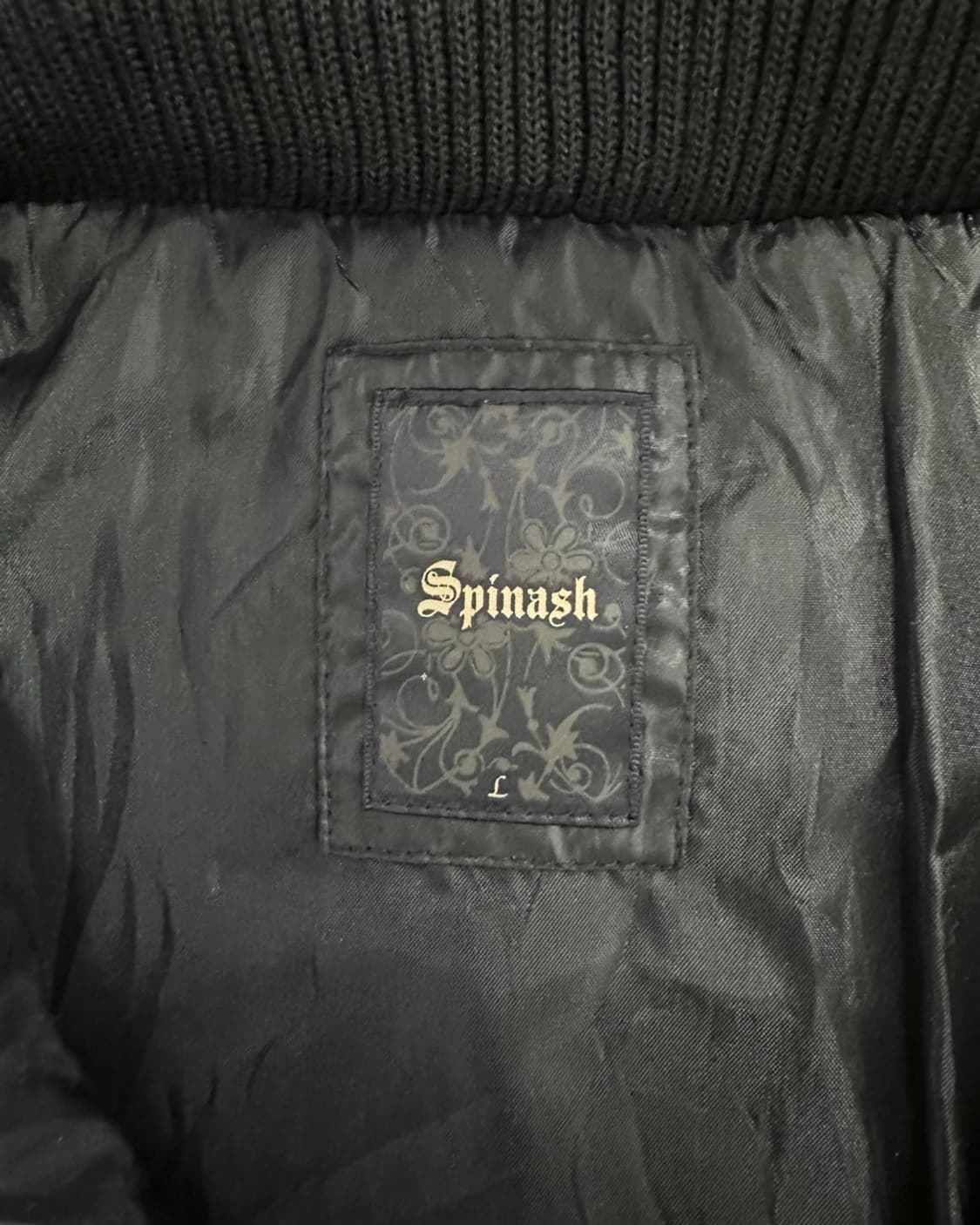 SPINASH 펑크 지뢰계 유광점퍼 상품이미지5