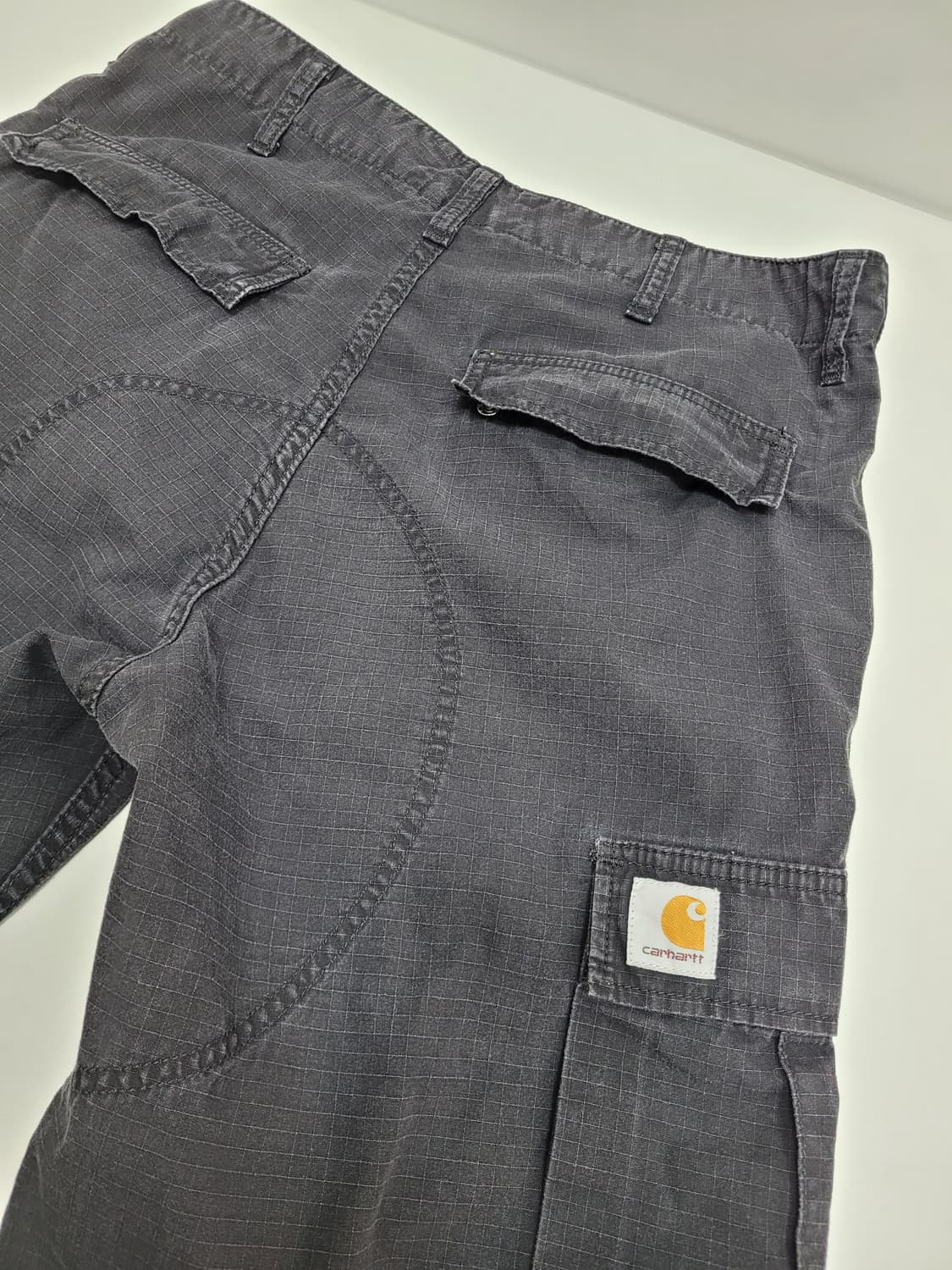 carhartt 칼하트 빈티지 블랙 워싱 카고 팬츠  / 남 30X32  상품이미지5