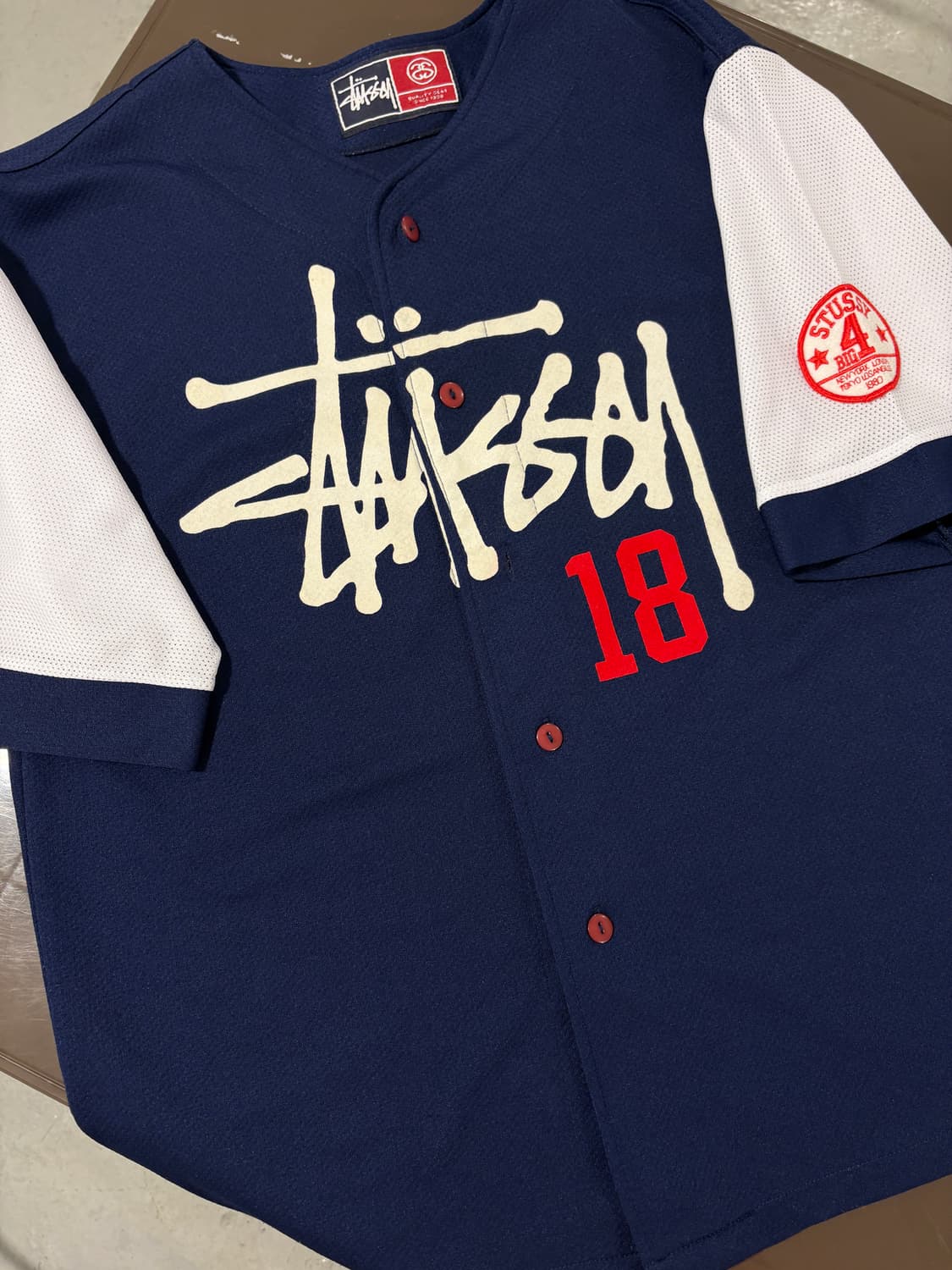 스투시 90‘s 베이스볼 져지 상품이미지5