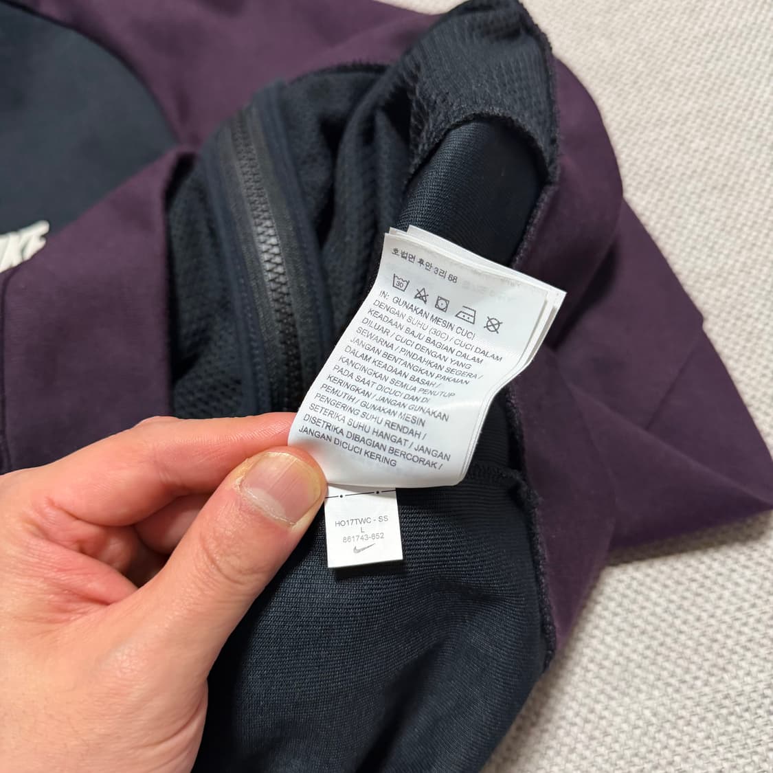 나이키 스몰로고 후드집업 상품이미지4