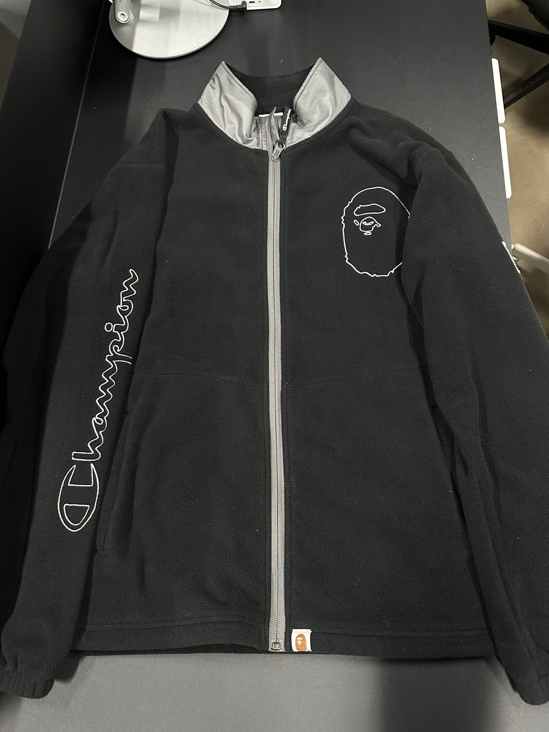 베이프 챔피온 콜라보 후디 플리스 집업 상품이미지4