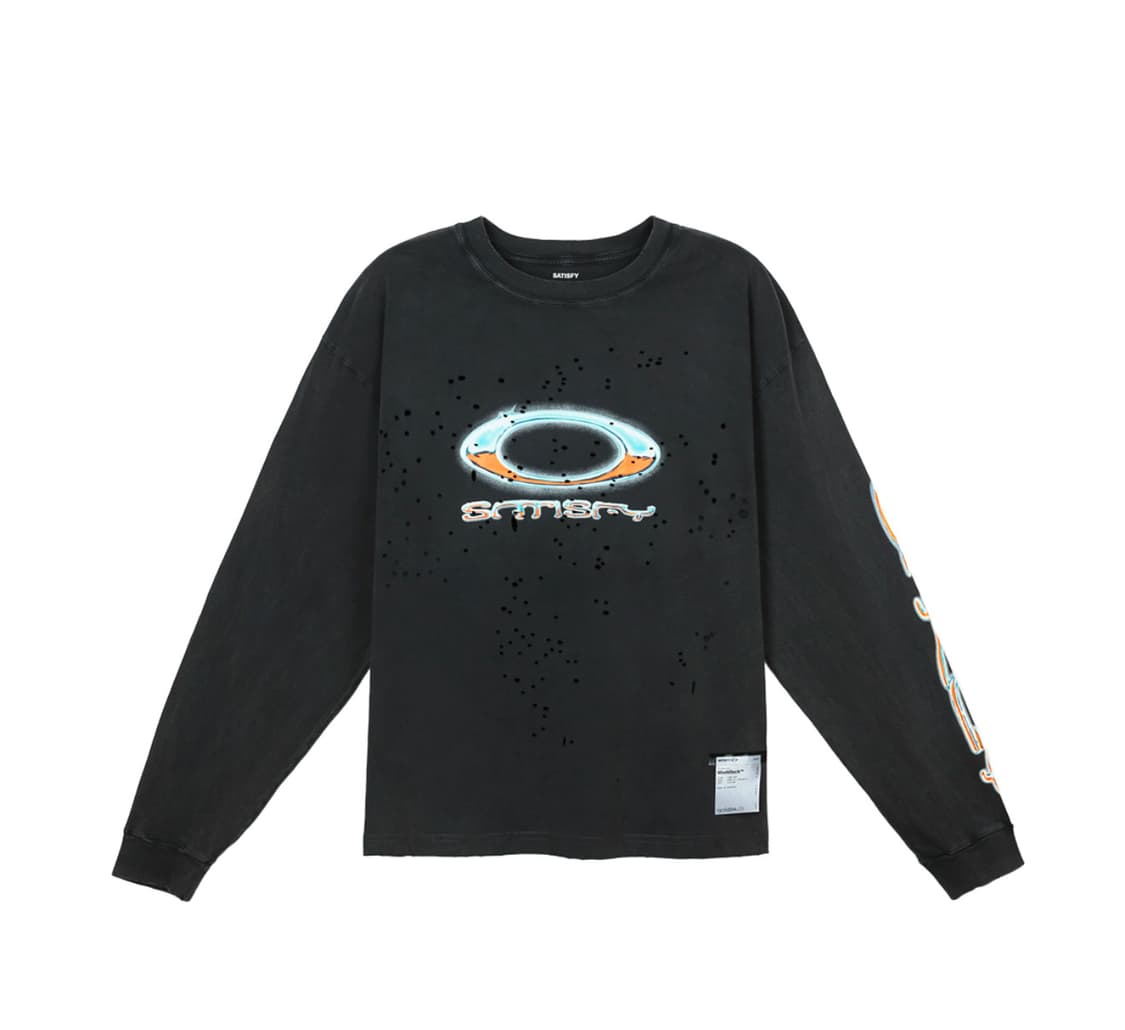 새티스파이x오클리 모스테크 롱 티셔츠 상품이미지1