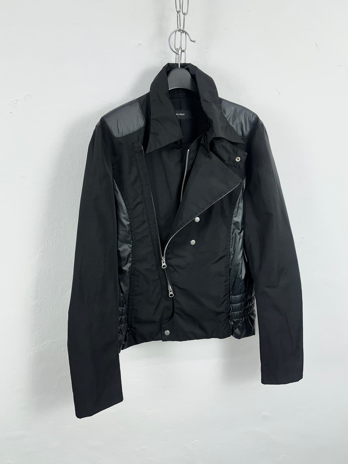 THE TWELVE Diagonal Double-Zip Riders Ja 상품이미지2