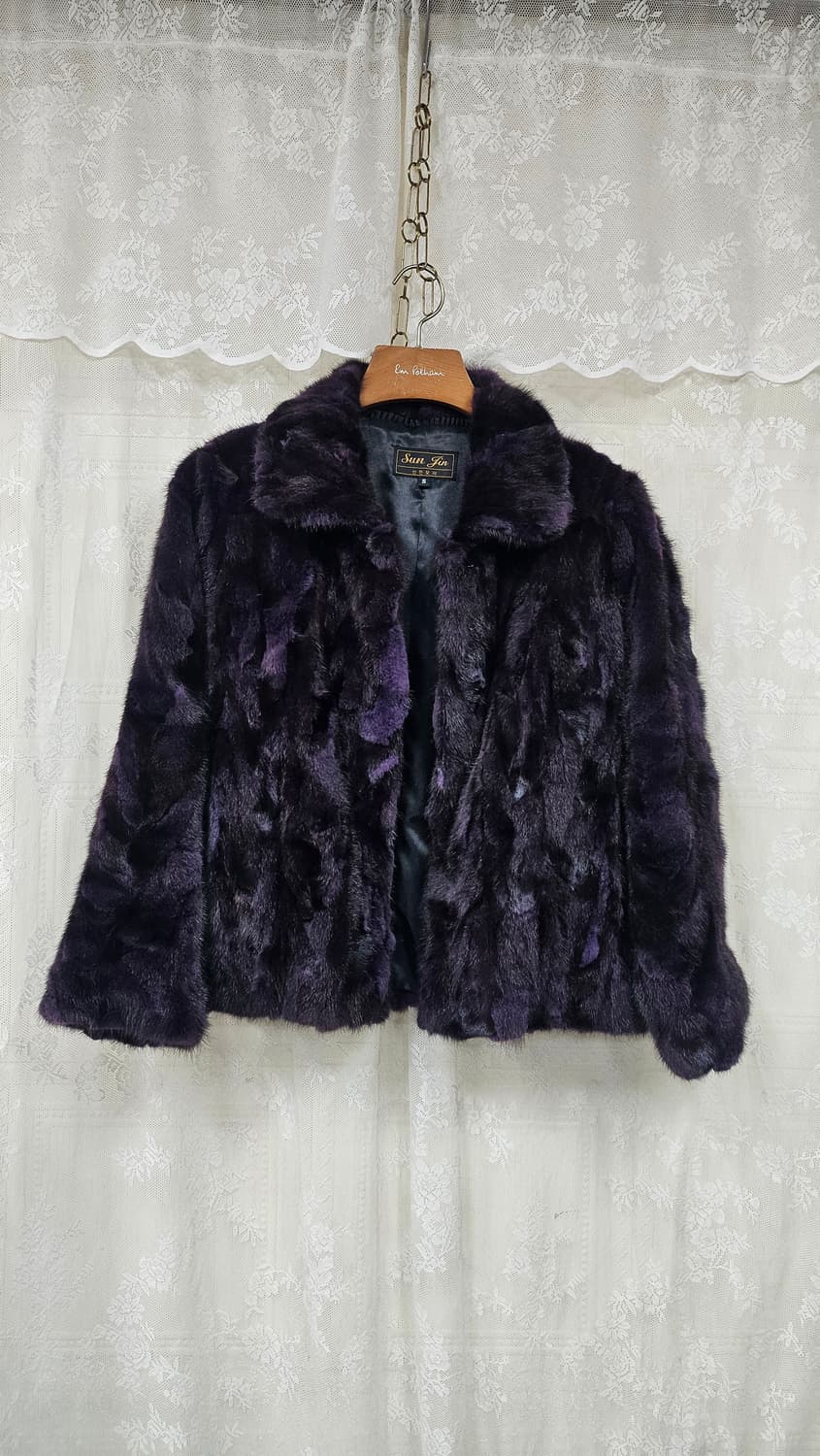 밍크 보라색 자켓 상품이미지1