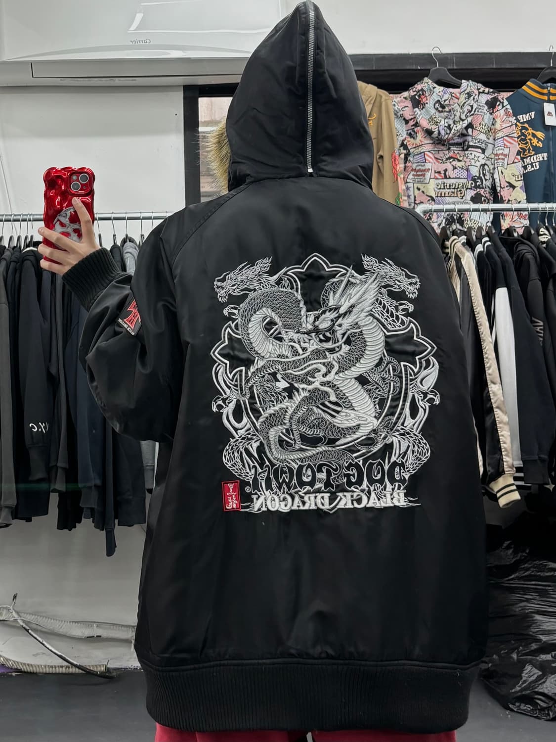 도그타운 오리엔탈 N2B 퍼 후드 자켓 상품이미지5