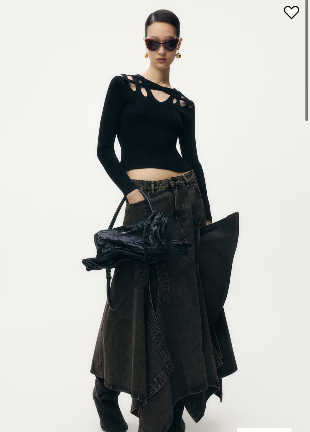 h&mx글렌마틴스 컷아웃 탑 상품이미지2