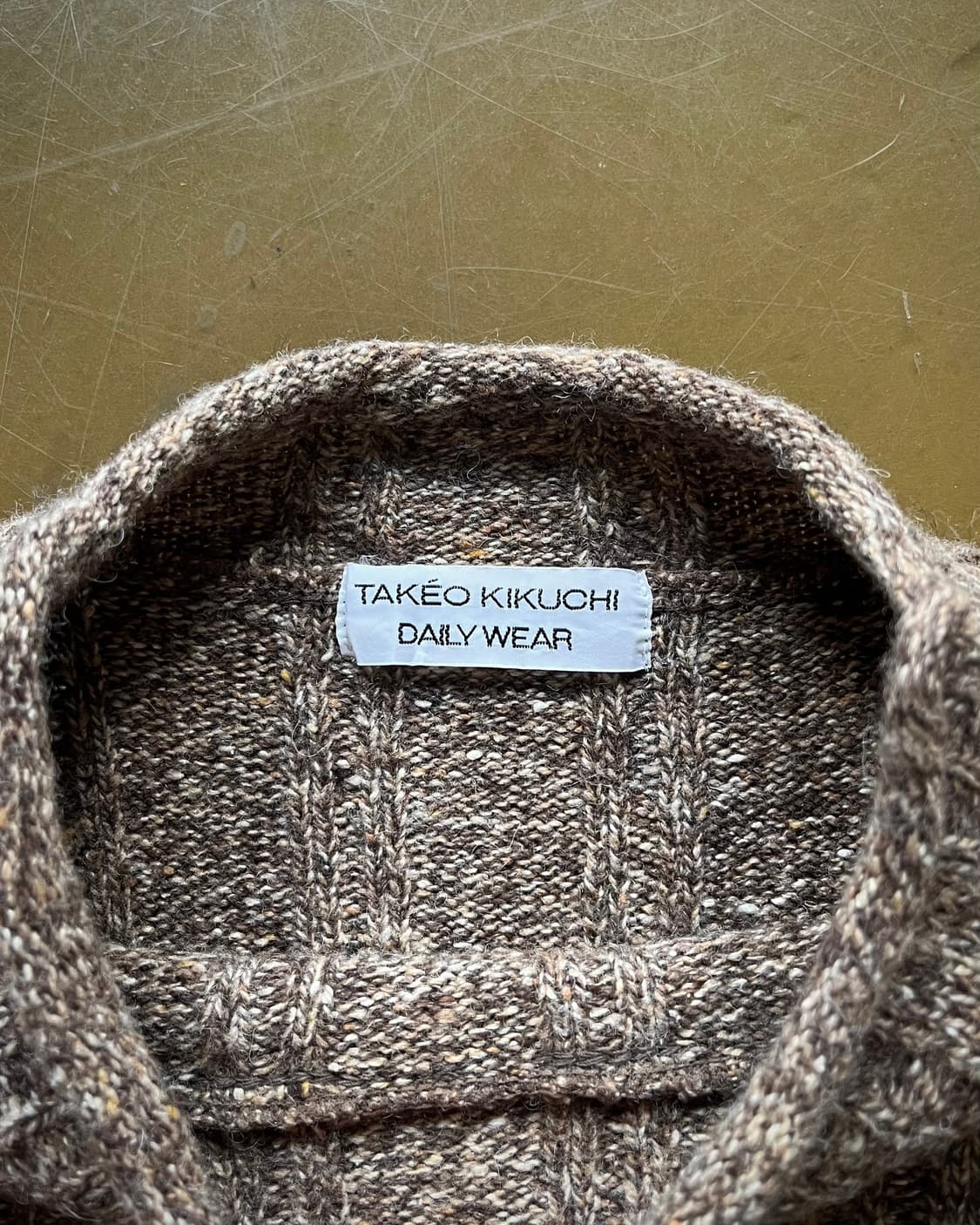 90-00s TAKEO KIKUCHI Daily Wool Knit 상품이미지4
